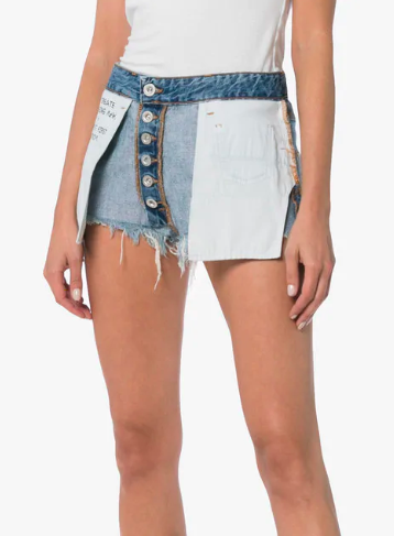 Source: Farfetch inside out jeans shorts denim 