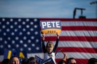 Pete Buttigieg holds a town hall in Arlington, Virginia