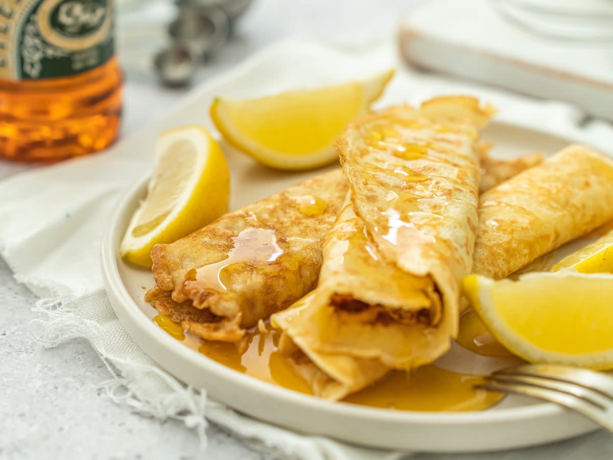 Golden syrup cannot be missed with these crêpes (Lyle’s Golden Syrup)