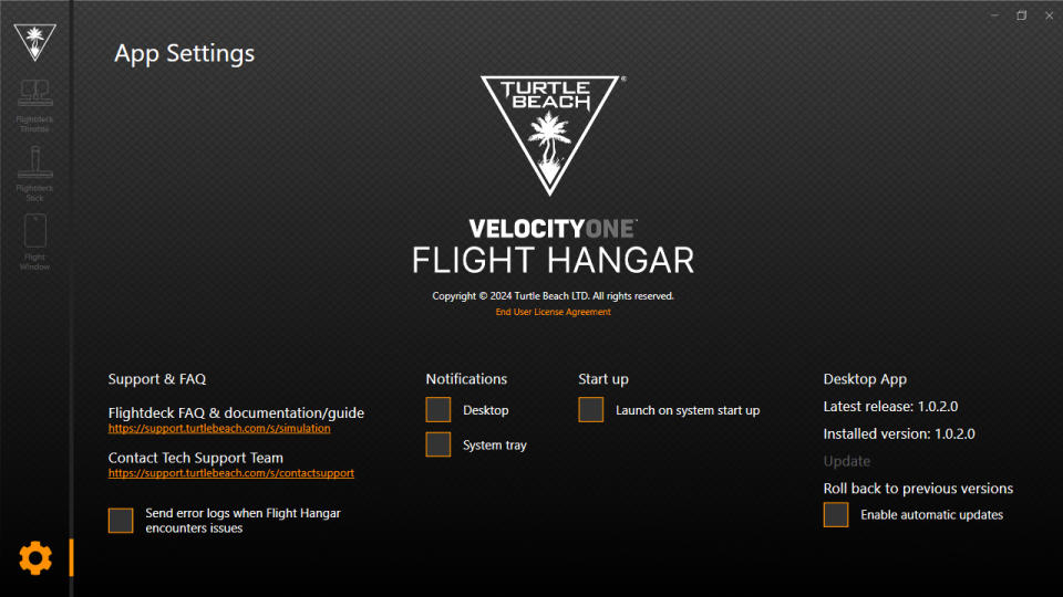 Turtle Beach VelocityOne Flight Hangar