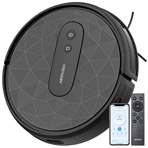 AIRROBO Robot Vacuum Cleaner with 2800Pa Suction Power, App Control, 120 Mins Runtime, Self-Cha…