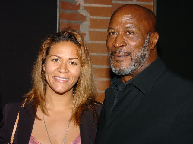<p>J.Sciulli/WireImage</p> John Amos and his daughter Shannon Amos during Cure Autism Now Celebrates Third Annual "Acts of Love" After Party.