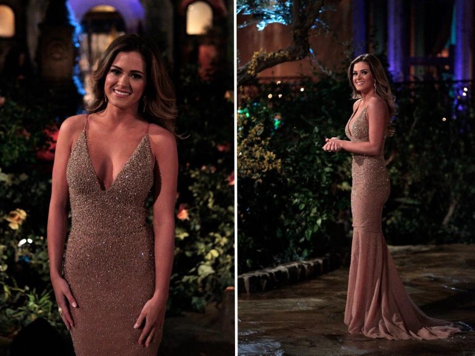 JoJo Fletcher on night one of season 12 of "The Bachelorette."