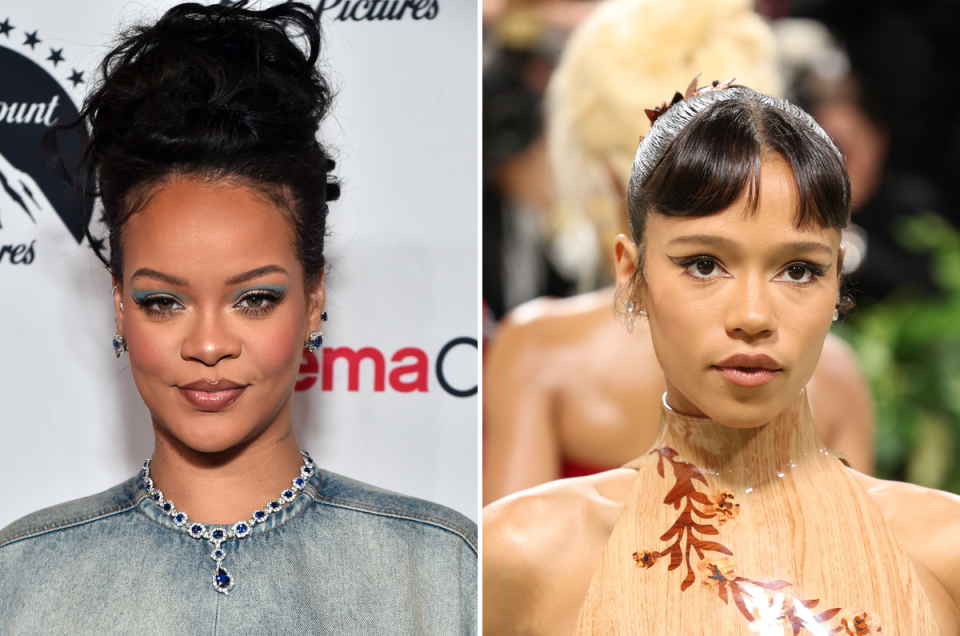 ‘Just gorgeous, she’s stunning,’ Rihanna gushed of Taylor Russell (Getty Images)