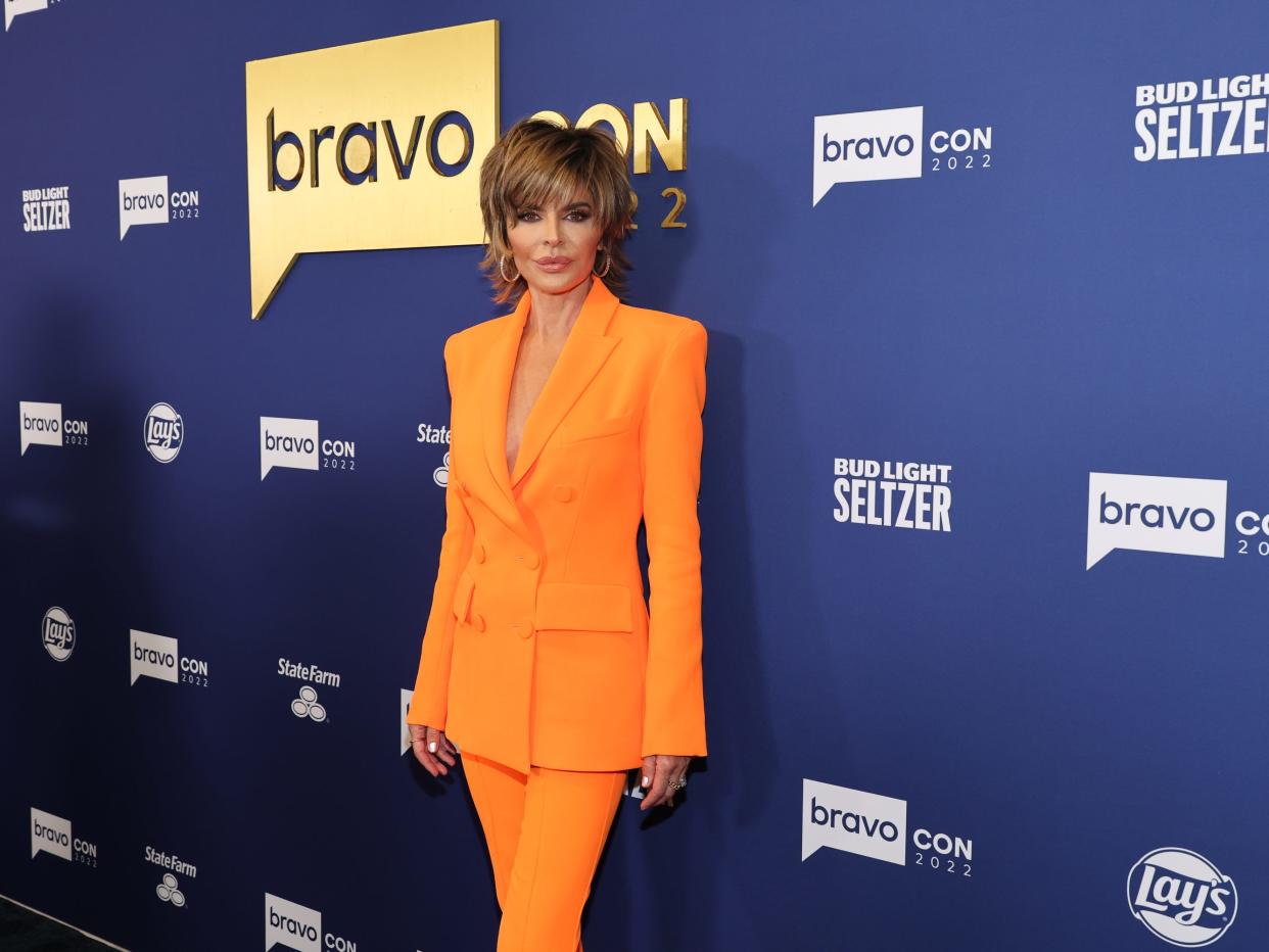 BRAVOCON -- BravoCon 2022 Red Carpet from the Javits Center in New York City on Friday, October 14, 2022 -- Pictured: Lisa Rinna --