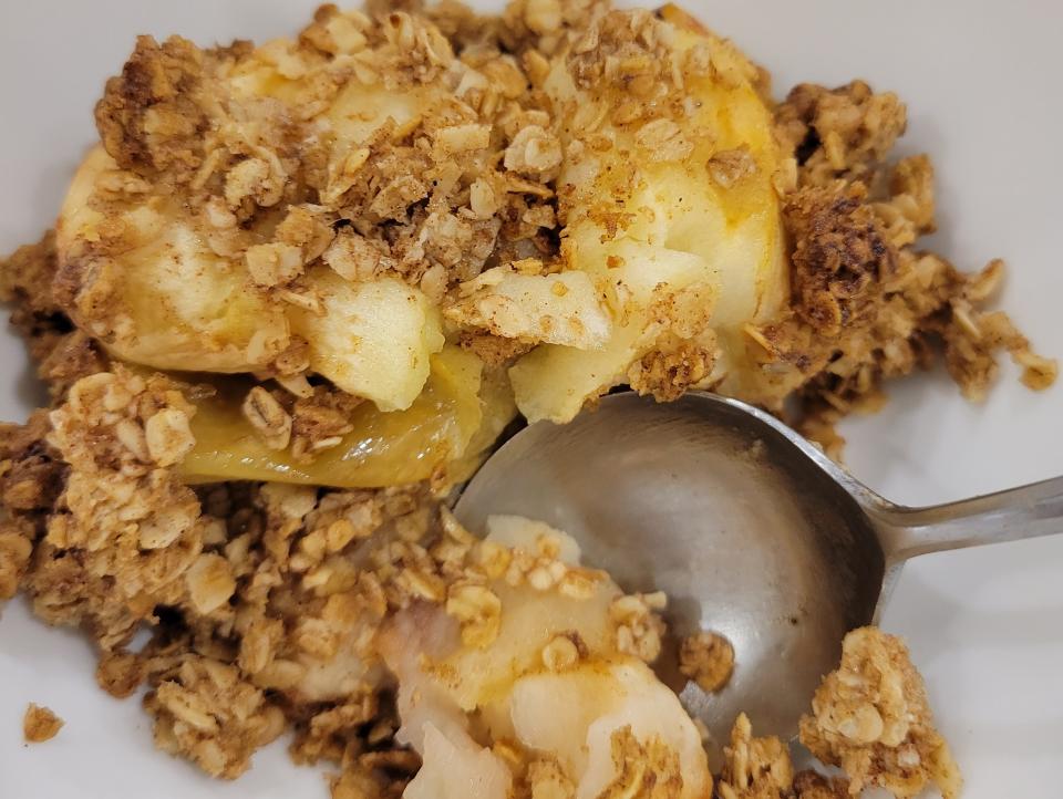 baked apple crumble