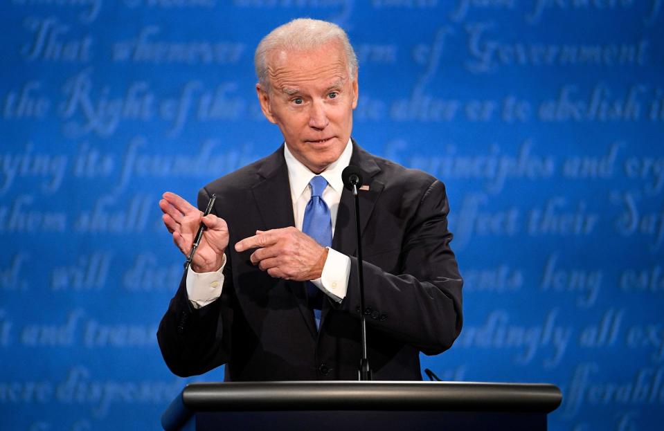 Democratic presidential challenger Joe Biden is winning support from Conservative party lawmakers in the UK. (SIPA USA/PA Images)
