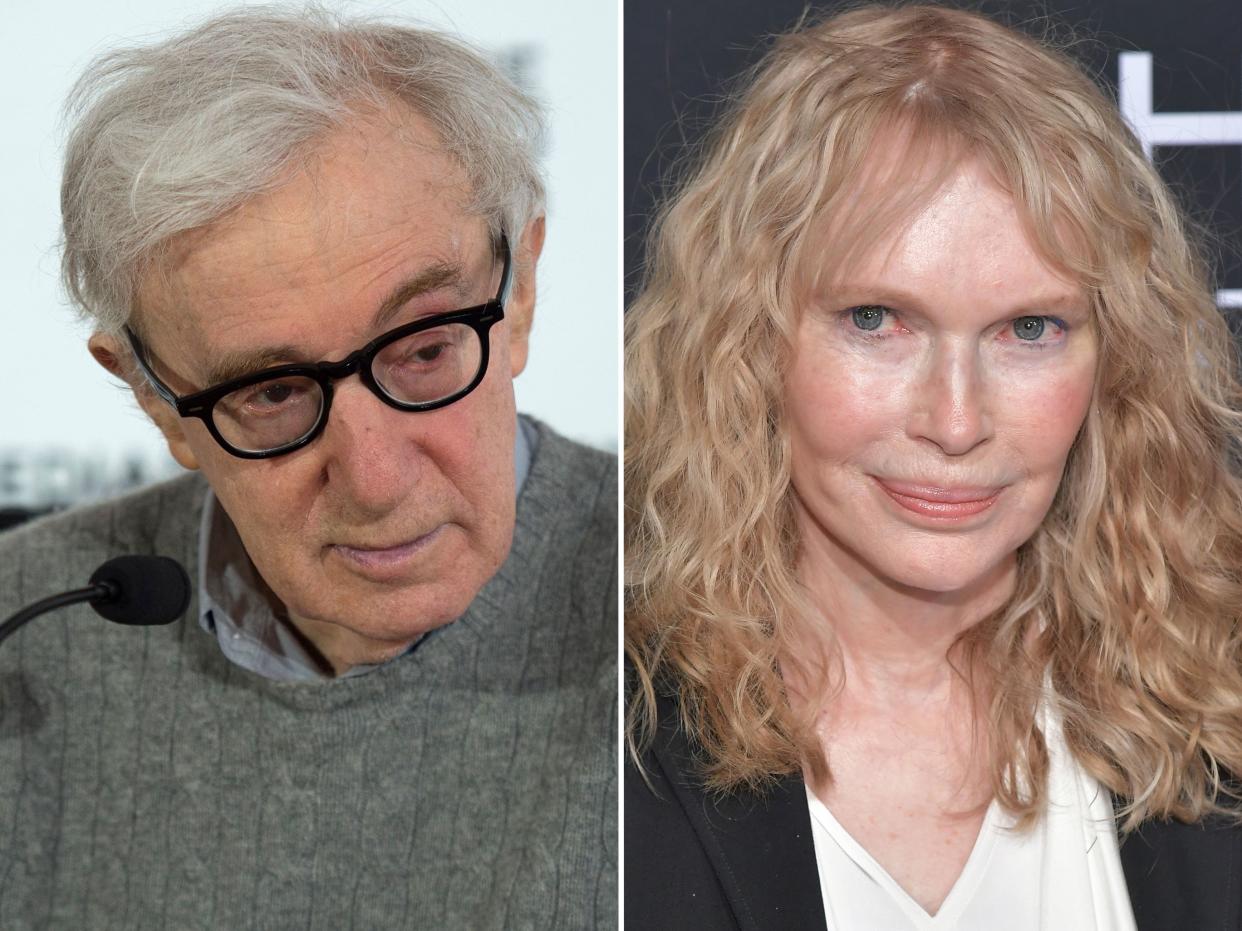 Woody Allen and Mia Farrow