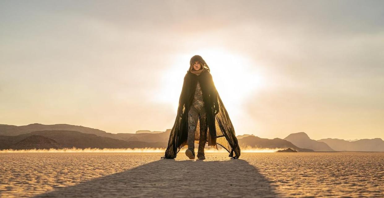 Timothée Chalamet as Paul Atreides in Dune: Part Two, which was released March 1. (Warner Bros. Pictures-Warner Media - image credit)