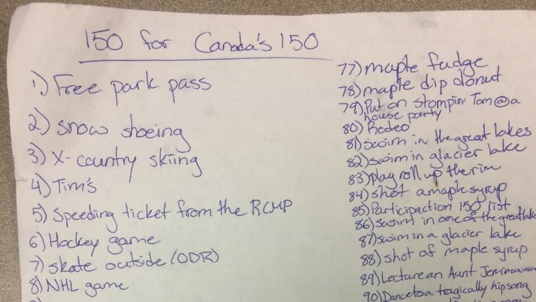 150 uniquely Canadian things to celebrate country's 150th