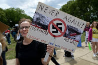 <p>Hundreds gather to participate in the “March for Truth” in Philadelphia, Pa. ,on June 3, 2017.(Photo: Bastiaan Slabbers/NurPhoto via Getty Images) </p>