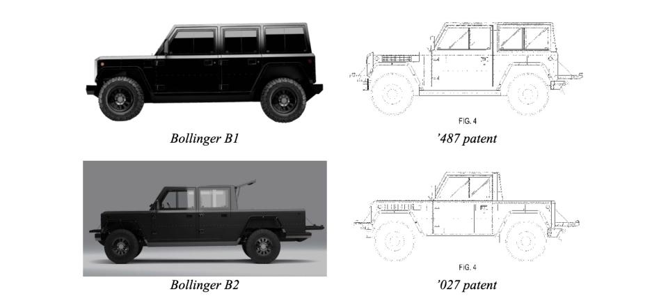 Bollinger B1 and B2 drawings