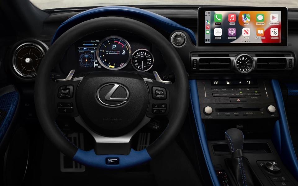 2023 lexus rc f interior