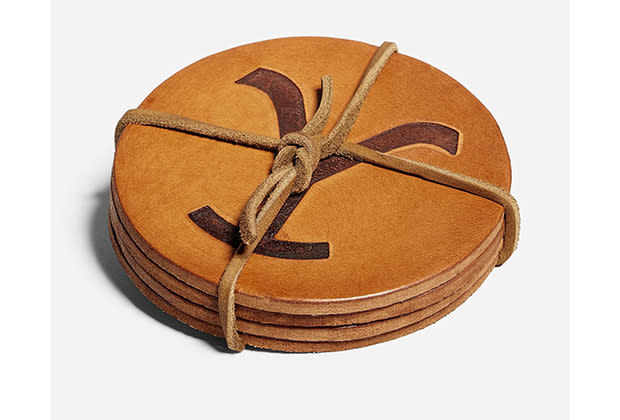 Leather Yellowstone Coasters