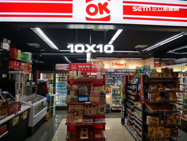 OK便利商店為全台第一家提供「接觸式」及「感應式」信用卡付款的便利商店。（圖／記者馮珮汶攝）