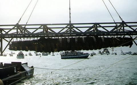 The submarine being raised in 2000 - Credit: US Navy