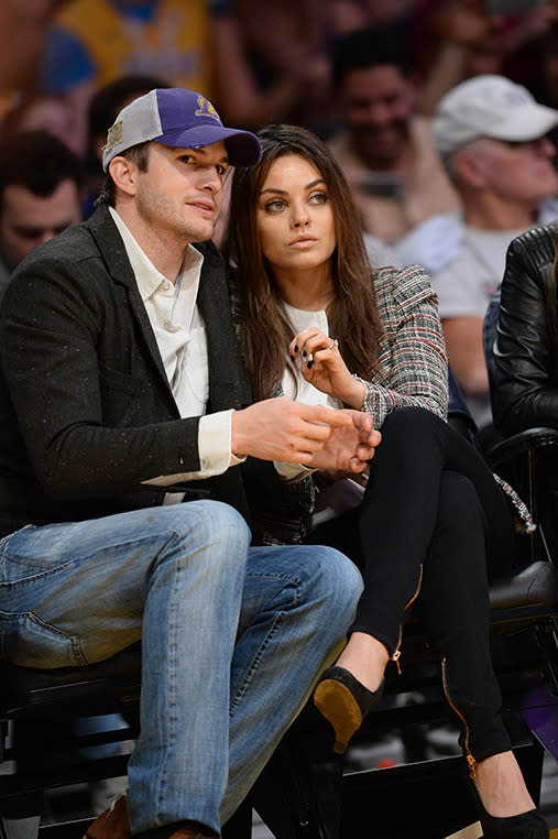 Ashton Kutcher and Mila Kunis