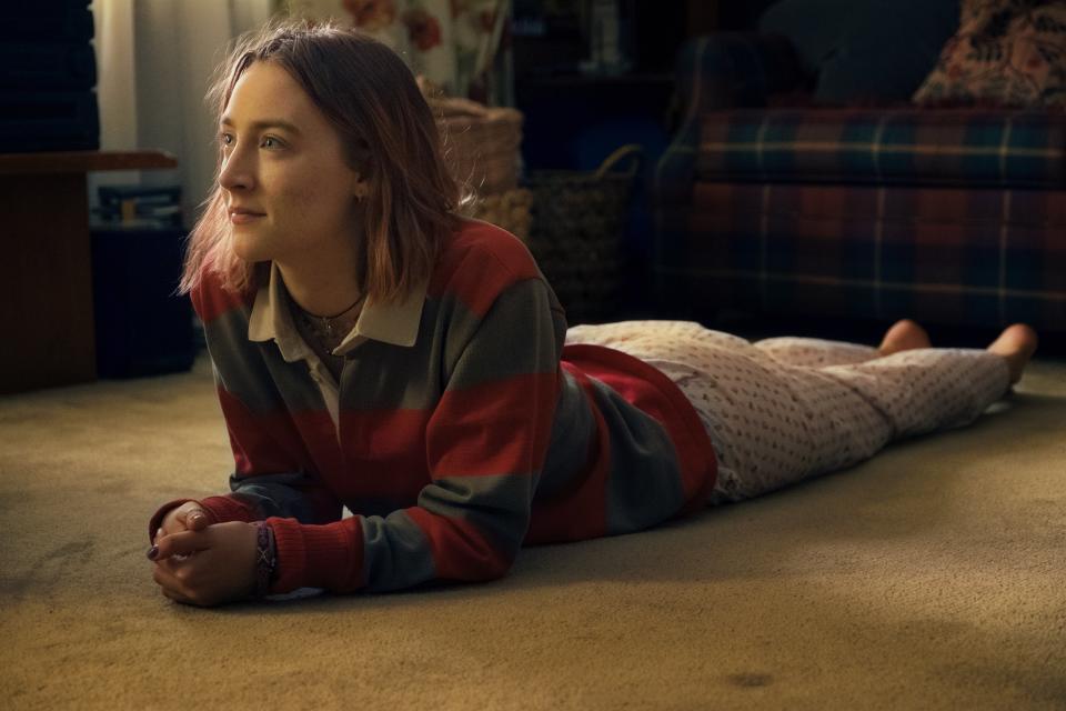 A nice <a href="https://www.huffingtonpost.com/entry/lady-bird-review-greta-gerwig_us_59f4cdc4e4b077d8dfc9fe54?0ci" target="_blank">coming-of-age&nbsp;story</a> that doesn't strive to reinvent the wheel may not seem like the most obvious Oscar play, but the praise surrounding "Lady Bird" has been so unanimously fawning that A24 would be wise to&nbsp;thrust most of its awards zest&nbsp;in this movie's corner. At 13, Saoirse Ronan earned an Oscar nod&nbsp;for her first significant role ("Atonement"); at 21, she collected another for her swoony starring vehicle, "Brooklyn." If "Lady Bird" nets her third, she'll be&nbsp;one of the youngest women ever nominated for three Oscars. That delightful Irish lilt has a magical effect.