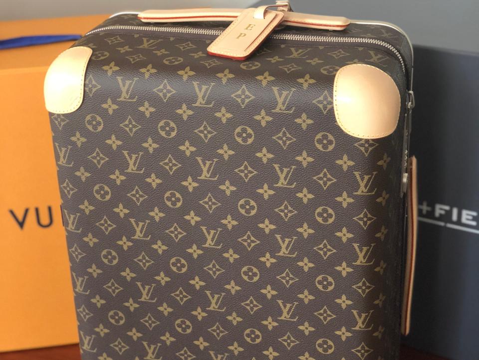A Louis Vuitton suitcase