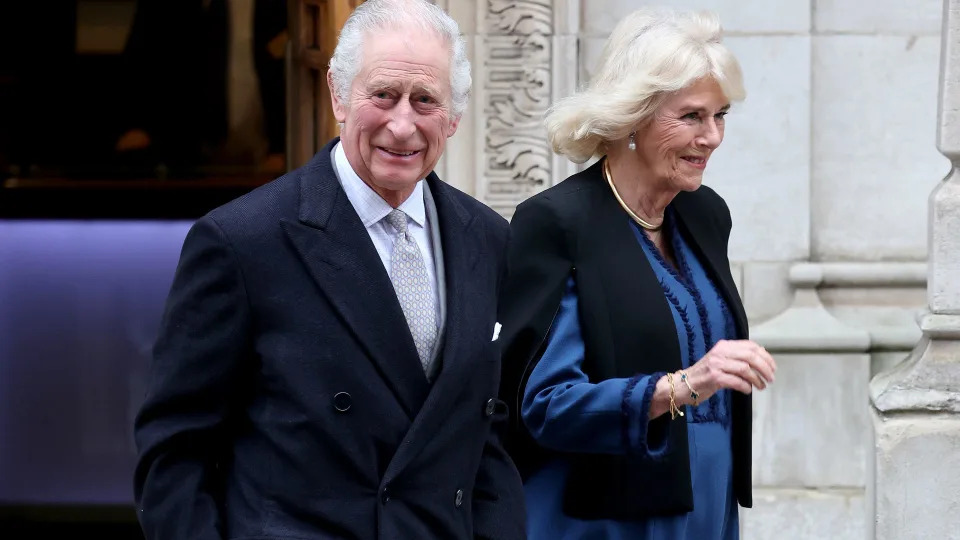 Camilla and Charles smiling