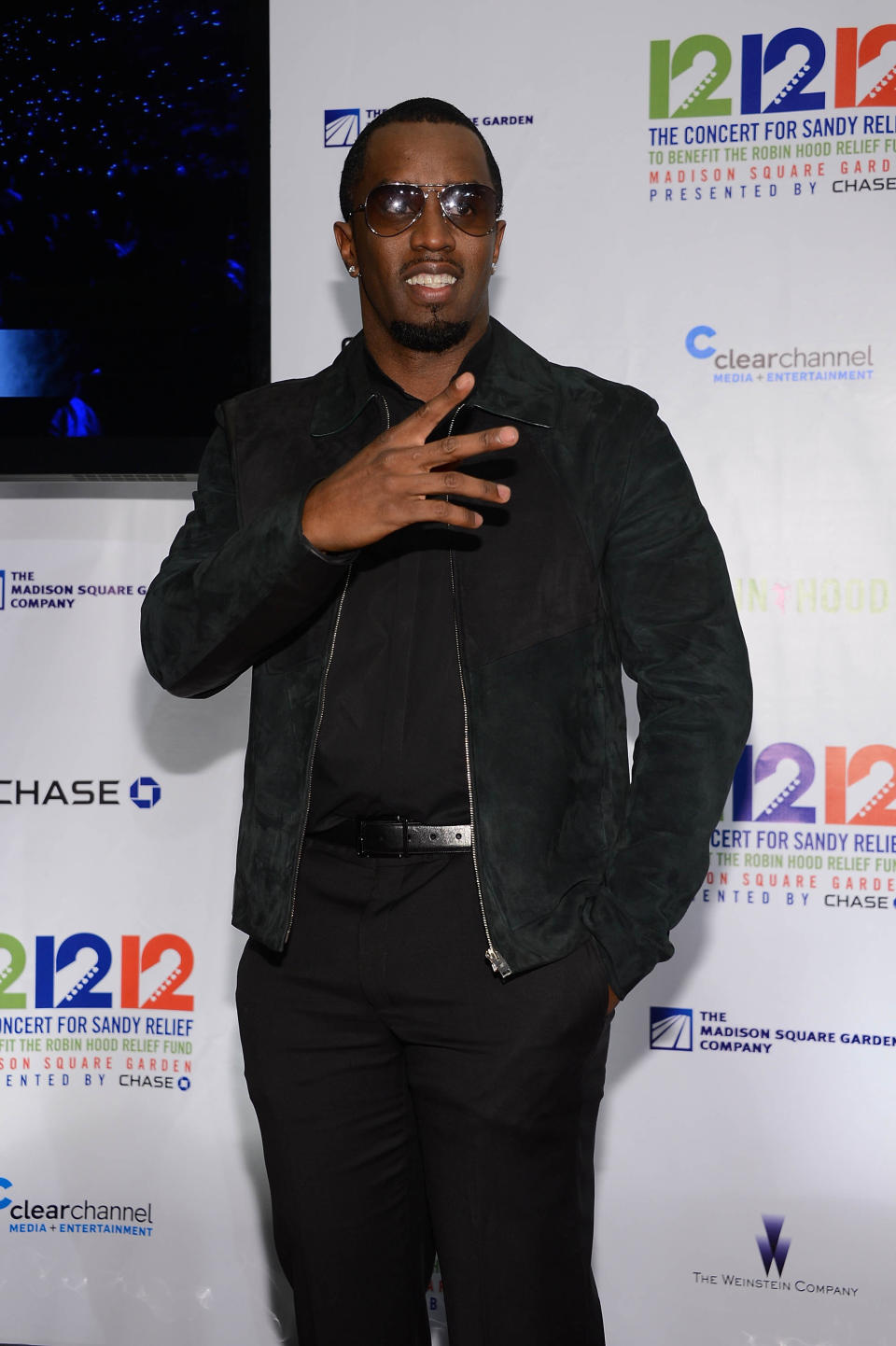 NEW YORK, NY - DECEMBER 12:  Sean John Combs attends '12-12-12' a concert benefiting The Robin Hood Relief Fund to aid the victims of Hurricane Sandy presented by Clear Channel Media & Entertainment, The Madison Square Garden Company and The Weinstein Company at Madison Square Garden on December 12, 2012 in New York City.  (Photo by Dimitrios Kambouris/Getty Images)