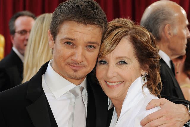 Frazer Harrison/Getty Jeremy Renner and his mother Valerie