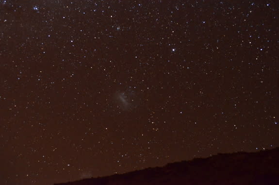 One of the most arresting sights in the Southern Hemisphere sky is the Large Magellanic Cloud, a satellite galaxy of the Milky Way that appears as a bright cloudy smudge on the sky.