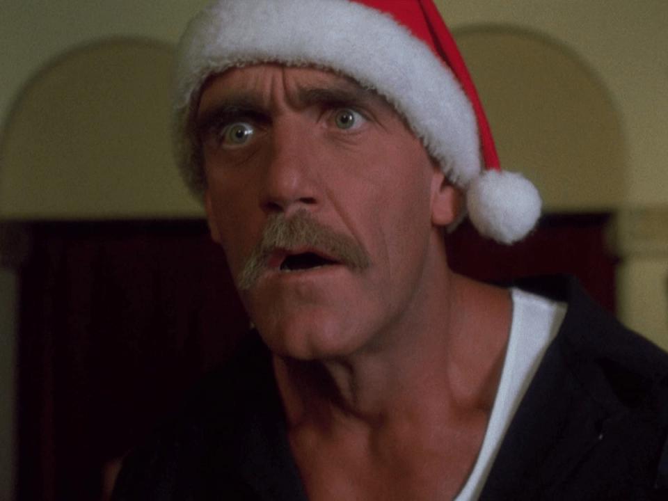 Of course ‘Santa with Muscles’ stars Hulk Hogan (Cabin Fever Entertainment)