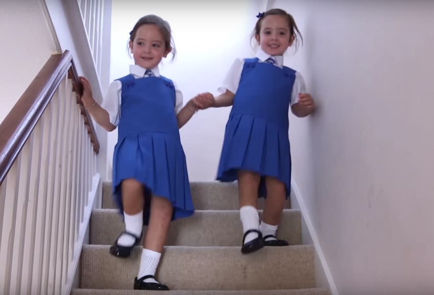 Remember conjoined twins Rosie and Ruby? Well they’re totally healthy and starting school this year!