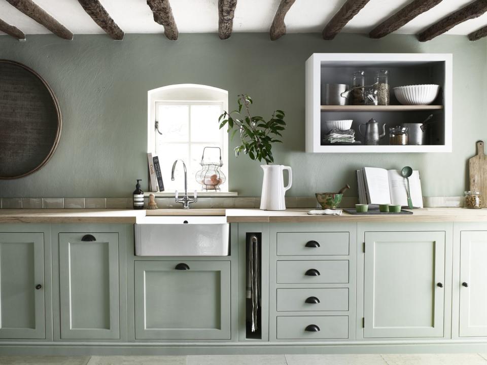 12) Affordable decorating: paint your kitchen units