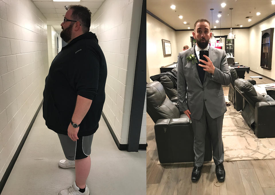 Helms relied on his support network throughout his weight-loss journey. (Photo courtesy of Corey Helms)