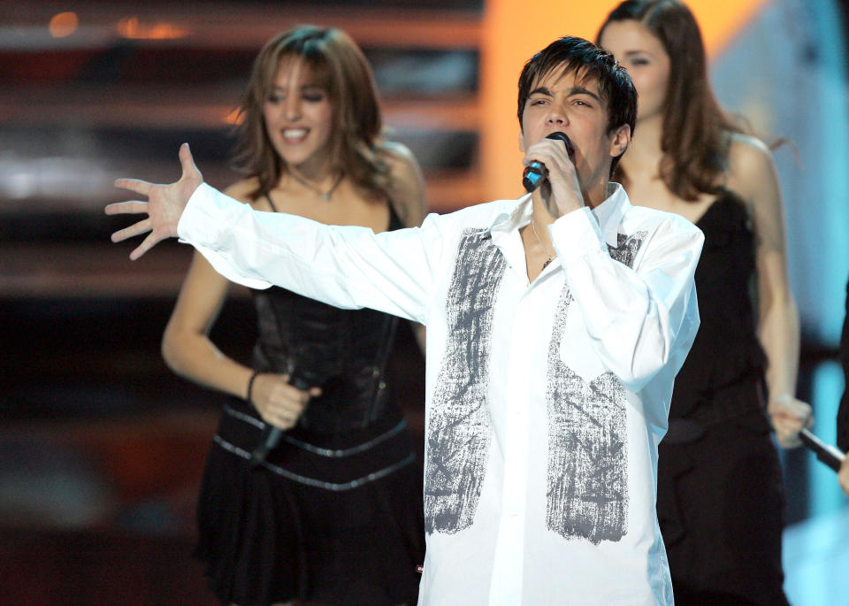 Gregory Lemarchal of Star Academy 4 (Photo by Tony Barson/WireImage)