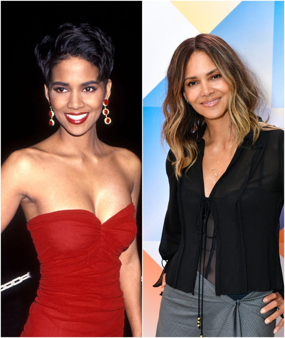 Halle Berry in 1992 vs. 2023