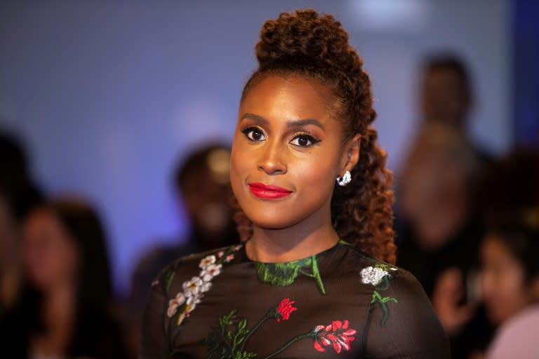 US actress Issa Rae attends the premiere of "The Hate You Give" at the Toronto International Film Festival in Toronto, Ontario, September 7, 2018