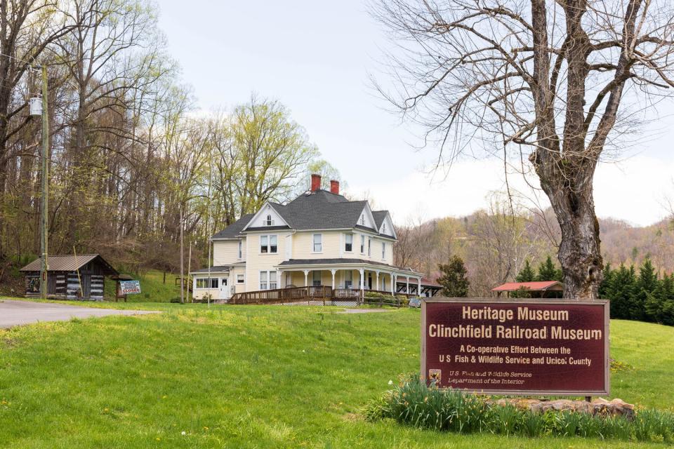 The Heritage Museum and the Clinchfield Railroad Museum.