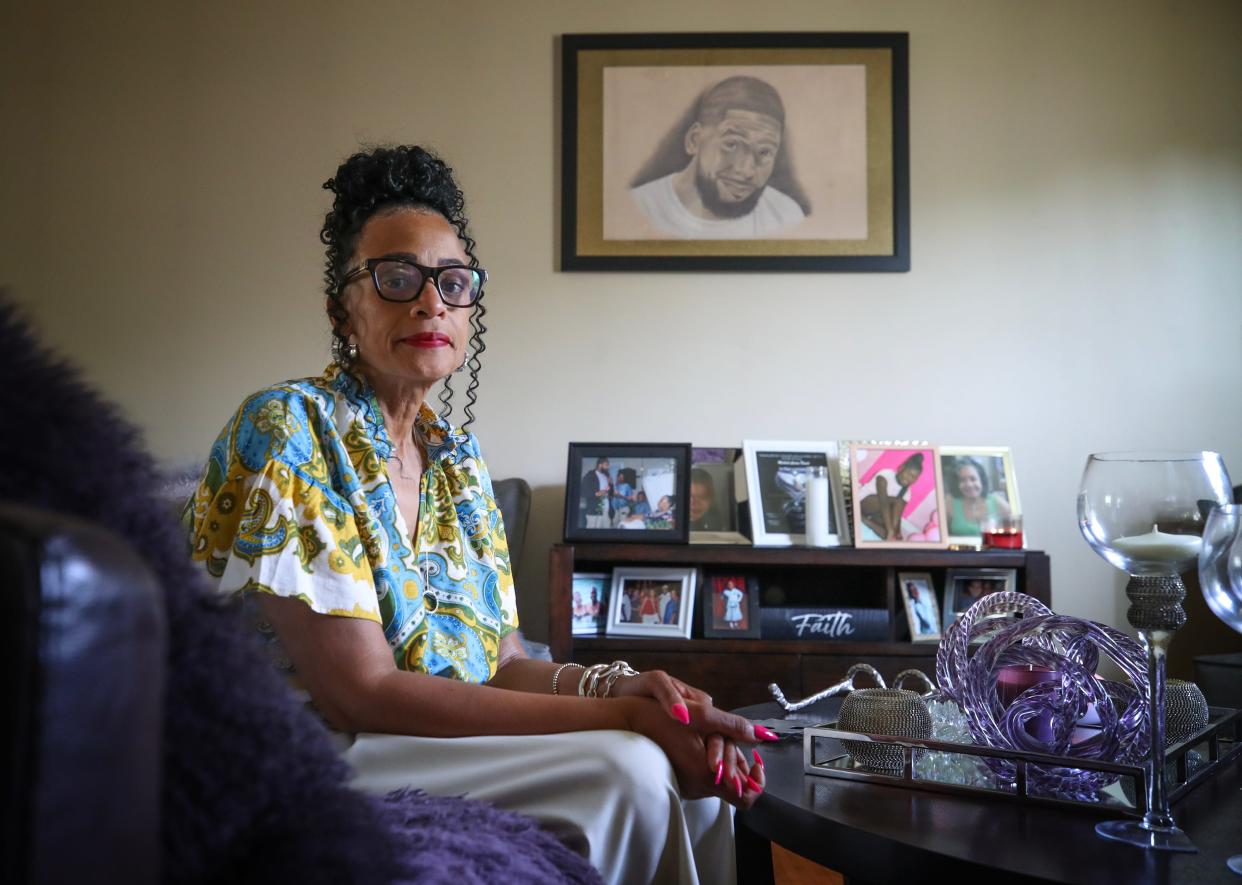 Deondra Kimble lost her son, Michael David Sr, to gun violence and has not had much contact from police about the investigation into her son’s killing. June 14, 2024