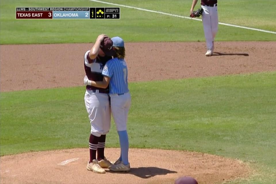 Little Leaguer Comforts Pitcher Who Hit Him in Head with Ball: 'Just Throw Strikes and Take Deep Breaths'