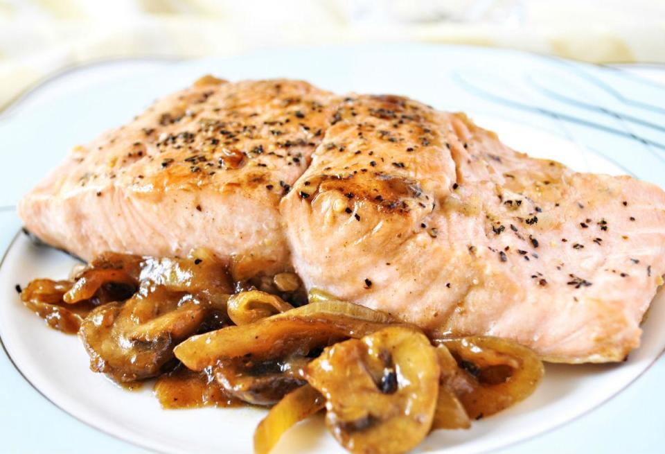 Salmon Marsala