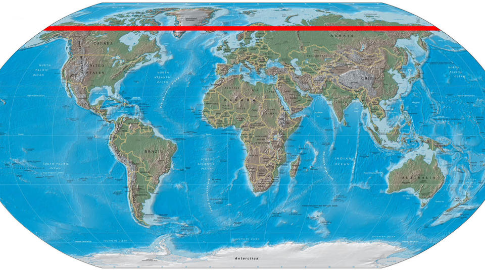 Arctic Circle Map