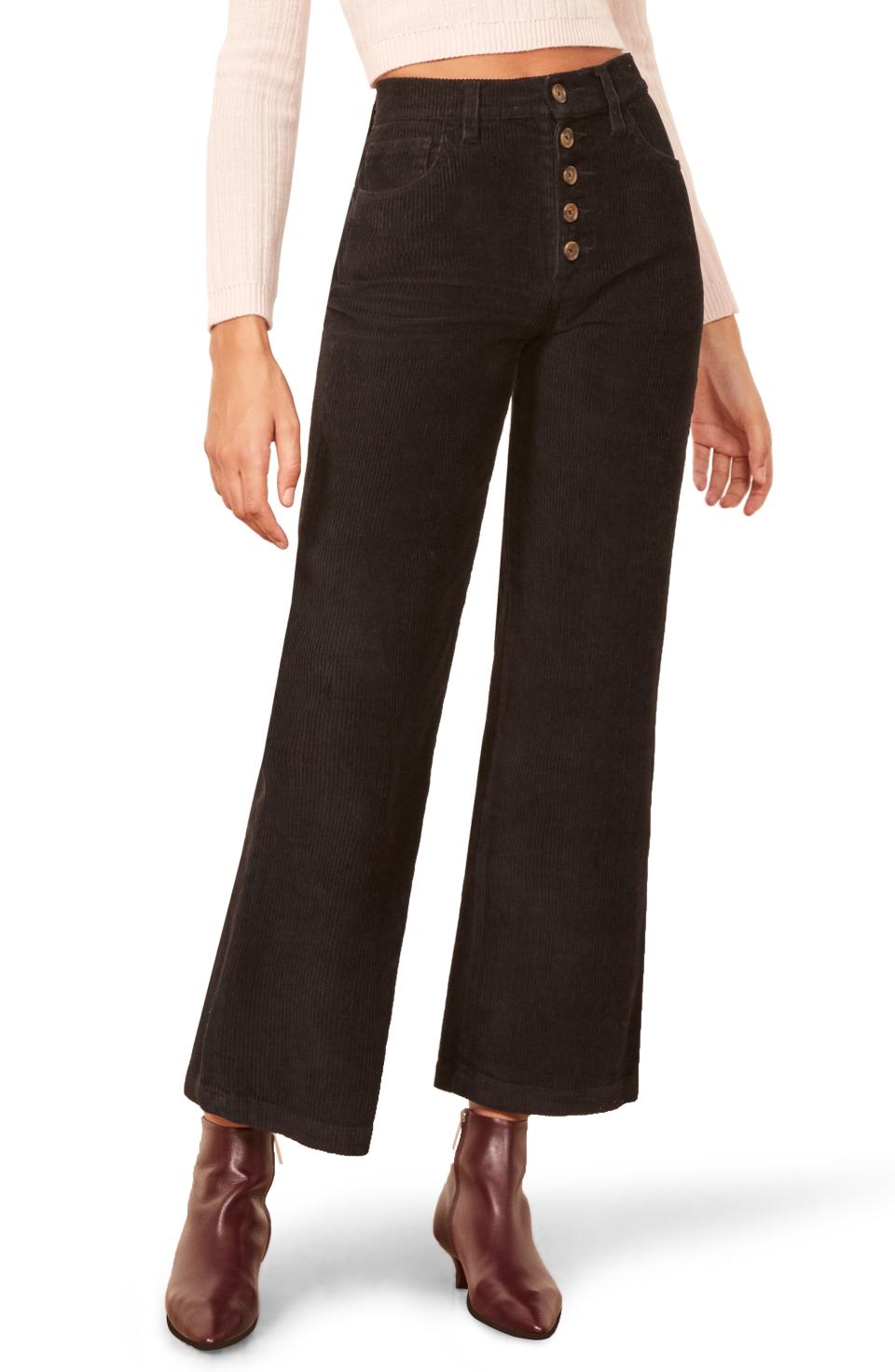 Button Fly Corduroy Pants