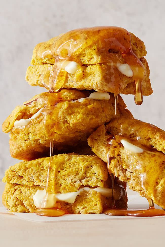 Air Fryer Pumpkin Biscuits