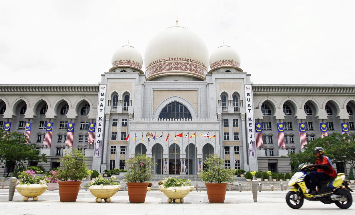 The Palace of Justice building in Putrajaya where Malaysia's High Court is located.