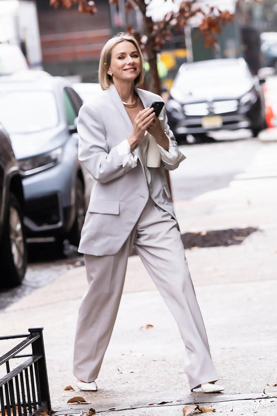 Naomi Watts at “Good Morning America” in New York City on March 24, 2022. - Credit: NW/MEGA