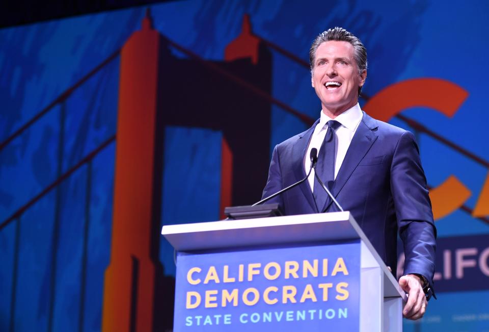Gov. Gavin Newsom has said he wants California to pass progressive legislation that the rest of the nation can copy. (Photo: JOSH EDELSON via Getty Images)