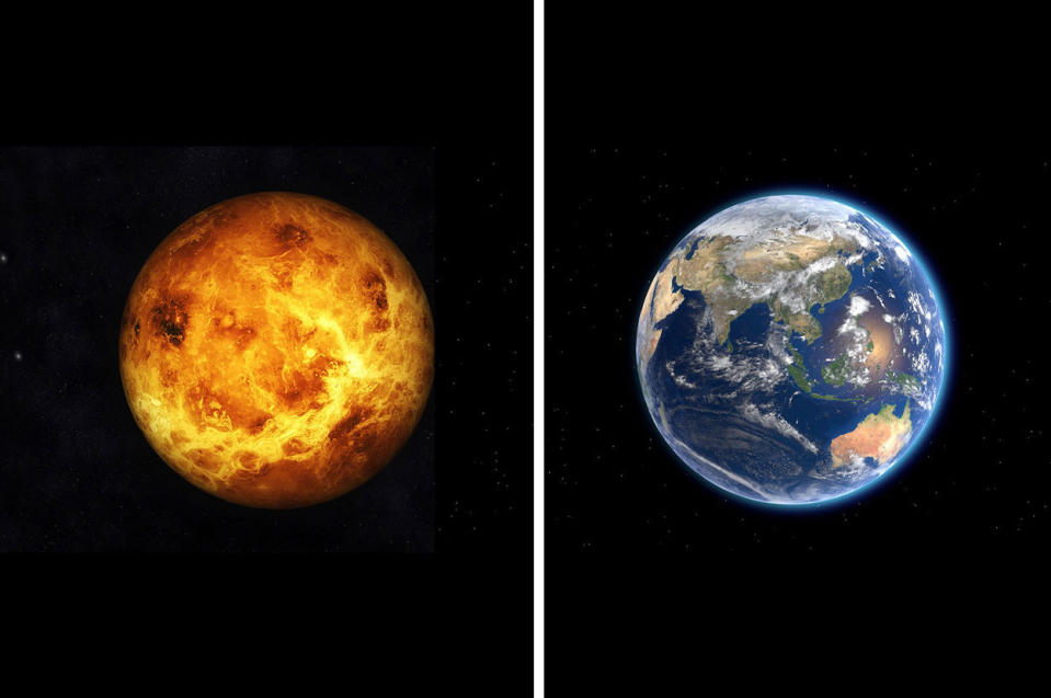 Venus; Earth