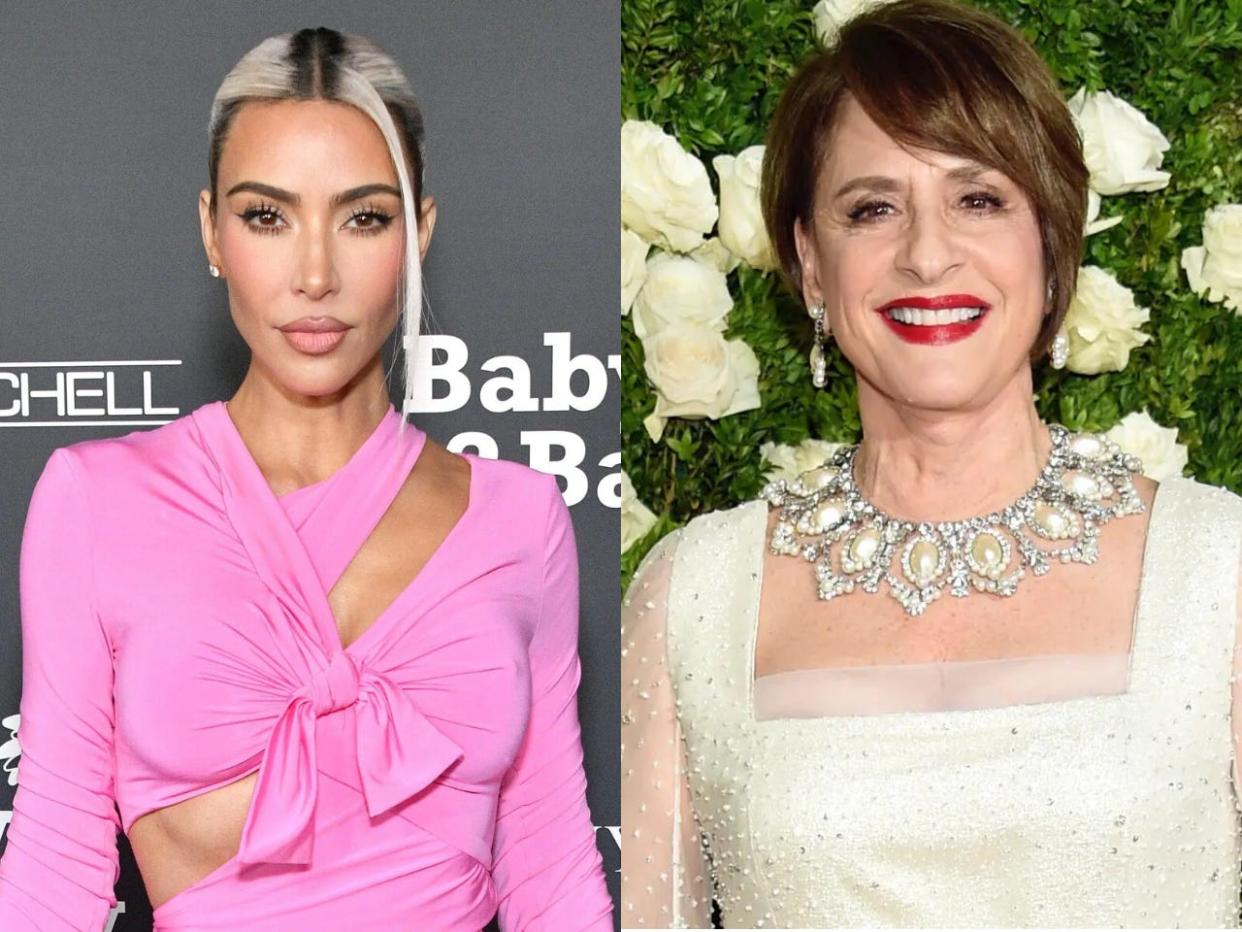 Kim Kardashian and Patti Lupone