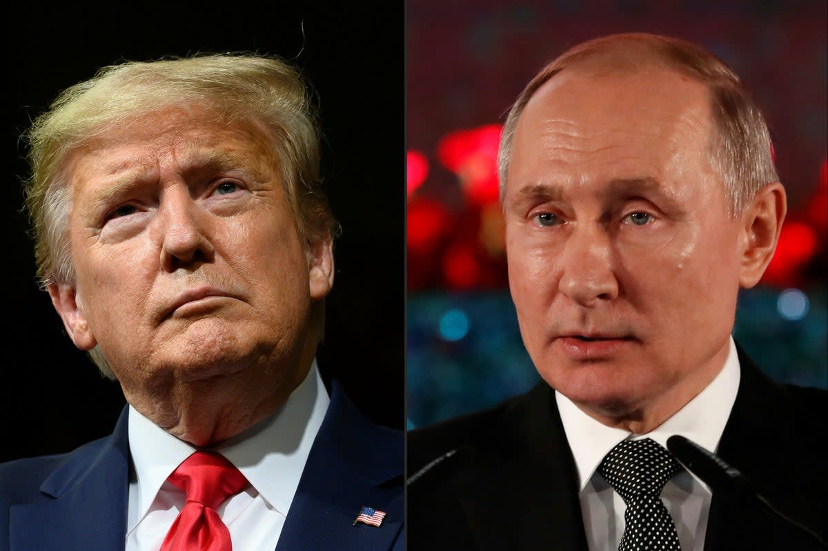 Donald Trump and Vladimir Putin  (AFP via Getty Images)