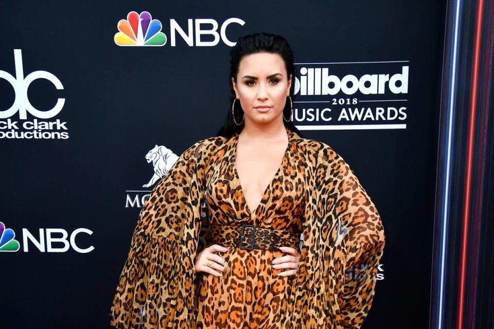 Demi Lovato attends the 2018 Billboard Music Awards (Getty Images)