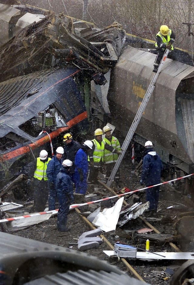 Scene of the Selby crash 20 years ago