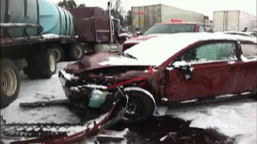 50 car pileup on Ontario highway